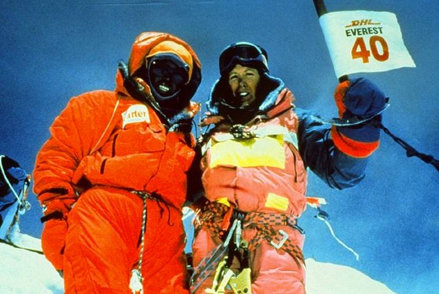 RS on summit with Kami Tchering, 17th May 1993